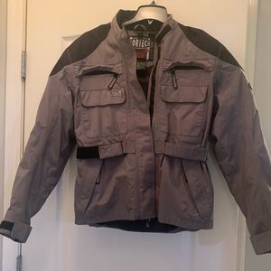 Tour Master Cortech Lite Armored Motorcycle Jacket Gray BlacknWomen's Large L